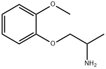 [2-(2-甲氧基苯氧基)-1-甲基-乙基]胺 结构式