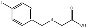 2-{[(4-氟苯基)甲基]硫酰基}乙酸 结构式