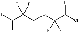 1,1,2-Trifluoroethyl-2-chloroethyl-2,2,3,3-tetrafluoropropyl ether 结构式