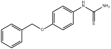 4-(苄氧基)苯基]硫脲 结构式