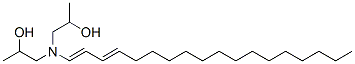 1,1'-(octadecadienylimino)bispropan-2-ol 结构式