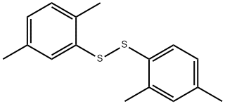 2,4-xylyl 2,5-xylyl disulphide  结构式