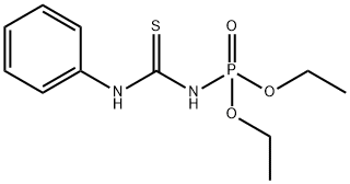 1-diethoxyphosphoryl-3-phenyl-thiourea 结构式