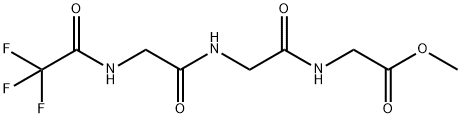N-[N-[N-(Trifluoroacetyl)glycyl]glycyl]glycine methyl ester 结构式