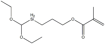 甲基丙烯酰氧基丙基甲基二乙氧基硅烷 结构式