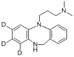 盐酸丙咪嗪D3 结构式