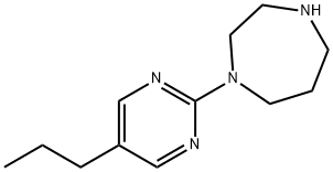 1-(5-丙基嘧啶-2-基)-1,4-二氮杂 结构式