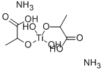 二(2-羟基丙酸)二氢氧化二铵合钛 结构式