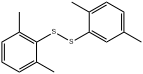 2,5-xylyl 2,6-xylyl disulphide  结构式