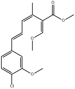 嗜球果伞素 B 结构式