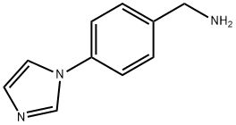 4-(1-咪唑基)苯甲胺 结构式