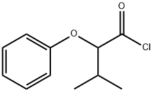 3-甲基-2-苯氧基丁酰氯 结构式