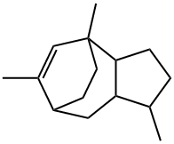 1,2,3,3a,4,7,8,8a-Octahydro-1,4,6-trimethyl-4,7-ethanoazulene 结构式