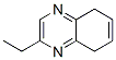 Quinoxaline,  2-ethyl-5,8-dihydro- 结构式