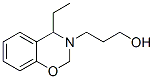 2H-1,3-Benzoxazine-3(4H)-propanol,4-ethyl-,(+)-(9CI) 结构式
