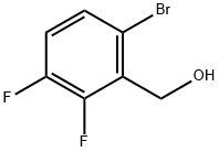 (6-溴-2,3-二氟苯基)甲醇 结构式