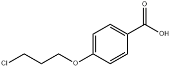 4-(3-氯丙基氧基)苯甲酸 结构式