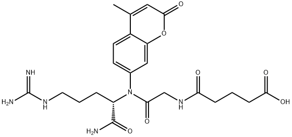 GLUTARYL-GLY-ARG-AMC 结构式