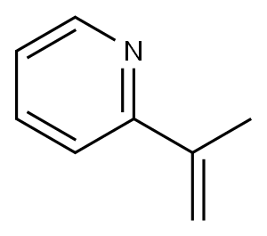 2-(1-丙烯-2-基)吡啶 结构式