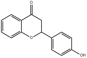 4'-羟基黄烷酮 结构式