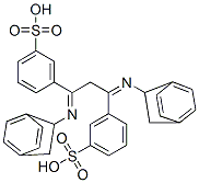 3,3'-[Methylenebis[4,1-phenylene(ethylimino)methylene]]bis(benzenesulfonic acid) 结构式