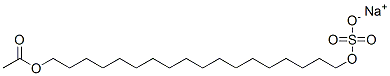 sodium acetoxyoctadecyl sulphate 结构式