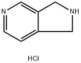 2,3-二氢-1H-吡咯[3,4-C]吡啶盐酸盐 结构式