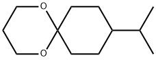 9-isopropyl-1,5-dioxaspiro[5.5]undecane 结构式