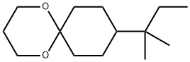 9-(1,1-dimethylpropyl)-1,5-dioxaspiro[5.5]undecane 结构式