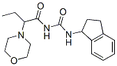 1-(2-Morpholinobutyryl)-3-(indan-1-yl)urea 结构式