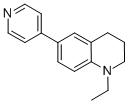 1-ETHYL-6-(4-PYRIDINYL)-1,2,3,4-TETRAHYDROQUINOLINE 结构式