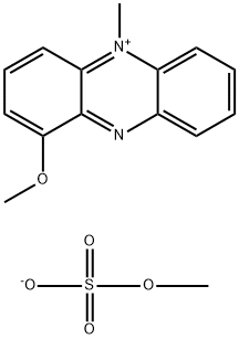 1-甲氧基-5-甲基酚嗪硫酸甲酯盐 结构式