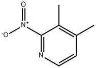 Pyridine,  3,4-dimethyl-2-nitro- 结构式