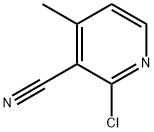 2-氯-3-氰基-4-甲基吡啶 结构式