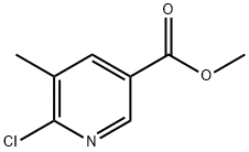 6-氯-5-甲基烟酸甲酯 结构式