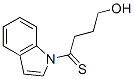 1H-Indole,  1-(4-hydroxy-1-thioxobutyl)-  (9CI) 结构式