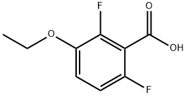 2,6-二氟-3-乙氧基苯甲酸 结构式