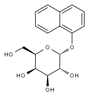 1-萘基-Α-D-半乳糖苷 结构式