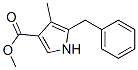 1H-Pyrrole-3-carboxylicacid,4-methyl-5-(phenylmethyl)-,methylester(9CI) 结构式