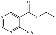 4-氨基嘧啶-5-甲酸乙酯 结构式