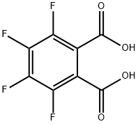 3,4,5,6-四氟邻苯二甲酸 结构式