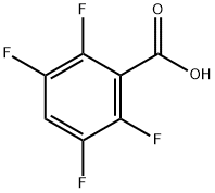 2,3,5,6-四氟苯甲酸 结构式