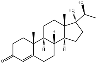 4-孕烯-17Α,20Α-二醇- 3 -酮 结构式