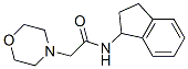 N-(Indan-1-yl)-2-morpholinoacetamide 结构式