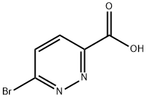 3-溴哒嗪-6-羧酸 结构式