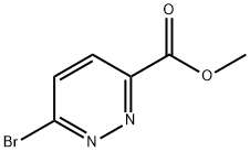 6-溴哒嗪-3-甲酸甲酯 结构式