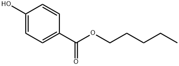 对羟基苯甲酸正戊酯 结构式