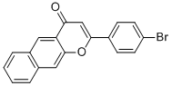 2-(4-BROMOPHENYL)-4H-BENZO[G]CHROMEN-4-ONE 结构式