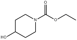 4-羟基哌啶-1-甲酸乙酯 结构式