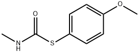 Carbamothioic acid, methyl-, S-(4-methoxyphenyl) ester (9CI) 结构式